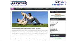 Desktop Screenshot of colwellpestcontrol.com